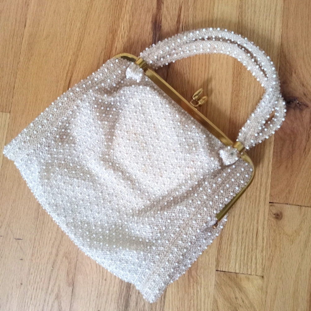 Cordé-Bead Vintage Purse